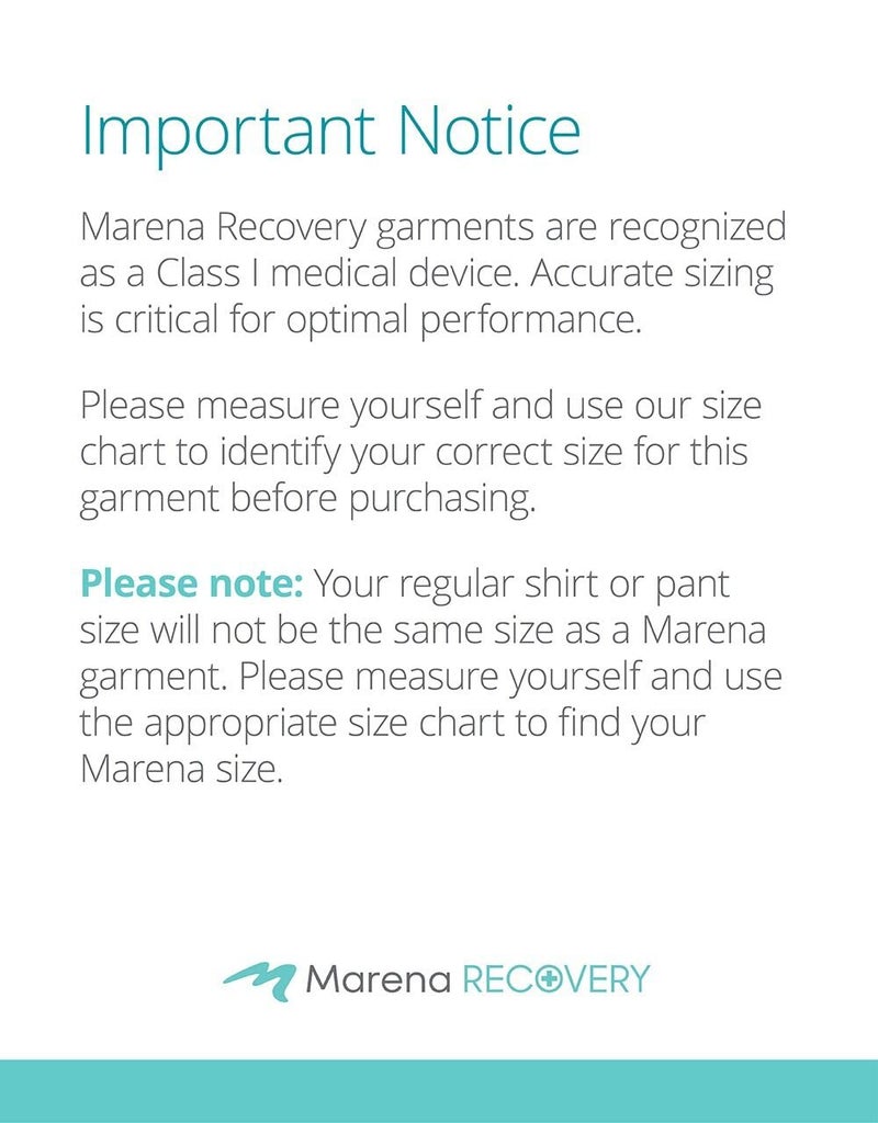 Marena SFBHS2 Recovery Knee-Length Compression Girdle with High-Back - L, Beige - Image 5
